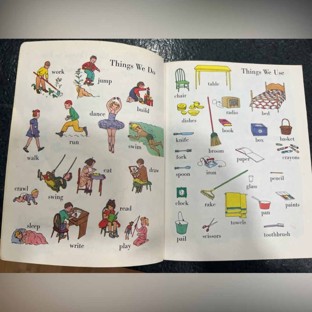 Vintage 1976 Little Golden Book Of Words Children's Book - Picture 8 of 13